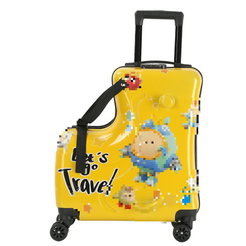 高配置卡通可愛騎行拉桿箱小號兒童行李箱20寸卡通旅行密碼拉桿箱 高配置卡通可愛騎行拉桿箱小號兒童行李箱20寸卡通旅行密碼拉桿箱