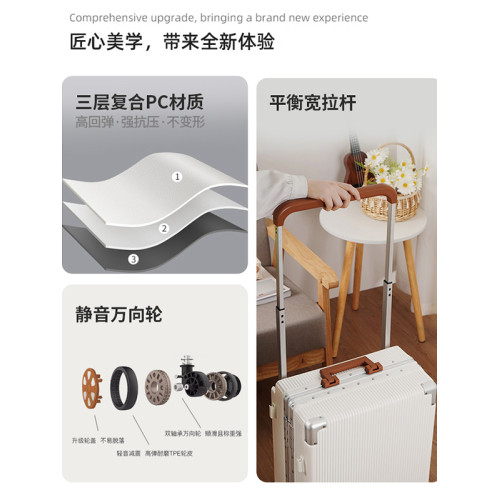 漫旅仕寬拉桿行李箱女20寸登機箱小型輕便旅行密碼拉桿箱子男24寸