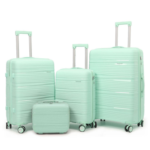 4 Pieces Suitcase Luggage Set Hand Carry On Light Cabin Bags
