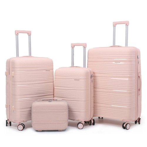4 Pieces Suitcase Luggage Set Hand Carry On Light Cabin Bags