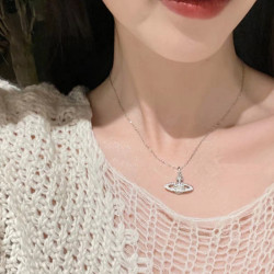 A「她非池物」蒜了鴨西太後薇薇安新中式項鍊小衆設計高級鎖骨鍊