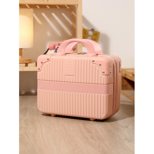 手提箱化妝箱女小箱子14寸大容量密碼箱收納儲物箱小箱子可掛大箱