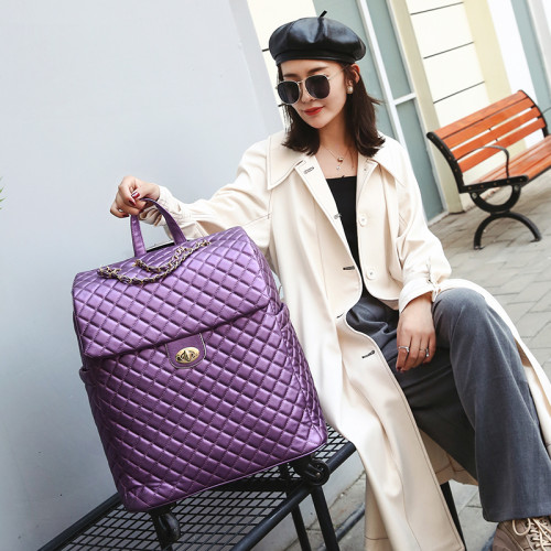 歐美可拉可提可拖拉桿包萬向輪旅行包防水行李袋潮登機箱20寸女