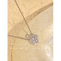 幸運是你~閃鑽四葉草項鍊輕奢小衆高級感鎖骨鍊女2026年新款爆款