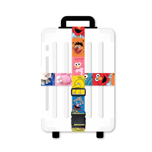 瘋狂動物城行李箱綁帶拉桿箱皮箱綑綁繩子打包一字十字固定防爆鏈 瘋狂動物城行李箱綁帶拉桿箱皮箱綑綁繩子打包一字十字固定防爆鏈