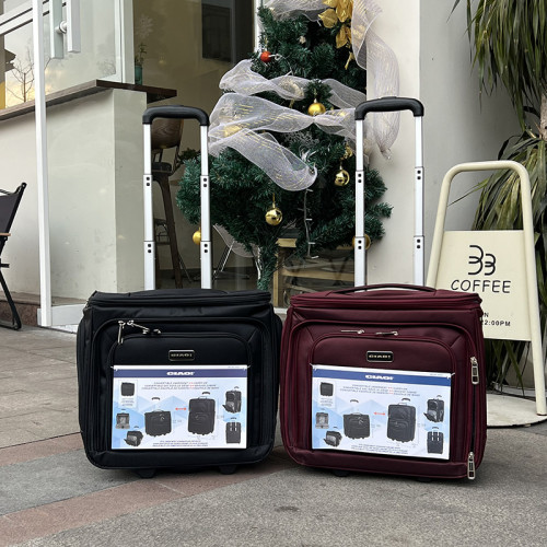 撿漏14寸 出口尾貨僅2.3KG登機布箱擴展商務白領可擴展短途拉桿箱 撿漏14寸 出口尾貨僅2.3KG登機布箱擴展商務白領可擴展短途拉桿箱
