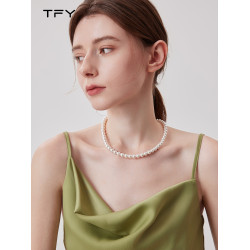 施家珍珠項鍊女輕奢高級感曡戴鎖骨鍊2026新款爆款法式小米珠頸鏈