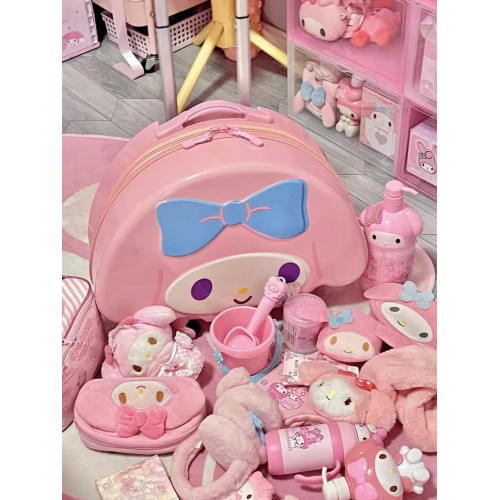 美樂蒂行李箱小型20寸可愛粉色高顔值拉桿箱女學生可登機旅行箱子