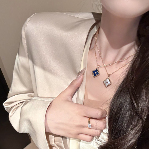 【喬老板Joy 布契拉絲貝母拉提項鍊雙面鎖骨鍊中古老錢輕奢毛衣鏈 【喬老板Joy 布契拉絲貝母拉提項鍊雙面鎖骨鍊中古老錢輕奢毛衣鏈