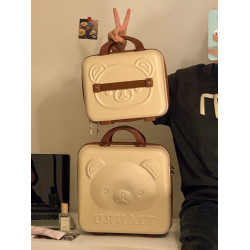 手提行李箱化妝小箱子包女14寸迷你可攜式收納盒16寸密碼旅行箱可掛