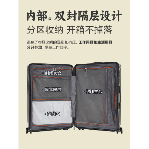 行李箱24寸女旅行箱可擴容拉桿箱男大容量雙層拉鍊多功能密碼箱包
