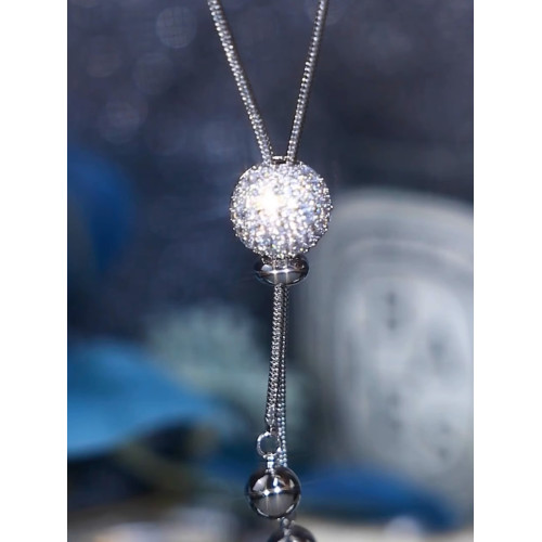 專櫃撤櫃限時折釦長款毛衣鏈簡約鎖骨鍊高級感項鍊個性氣質配飾女 專櫃撤櫃限時折釦長款毛衣鏈簡約鎖骨鍊高級感項鍊個性氣質配飾女