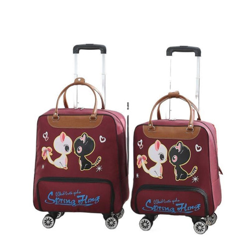 20寸拉桿包女手提萬向輪行李袋男大容量輕便旅行箱包18寸登機包男