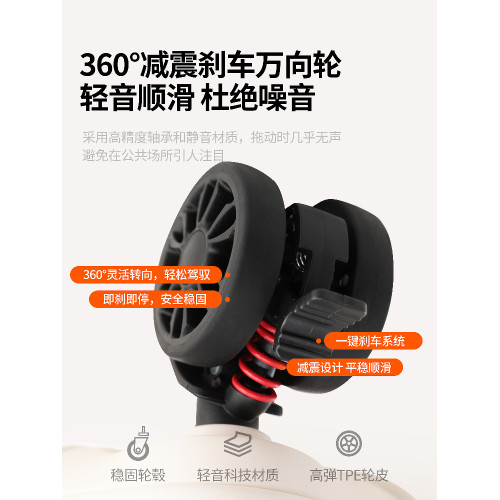 2025新款前開口行李箱女可擴容大容量旅行箱男登機密碼拉桿箱繙蓋