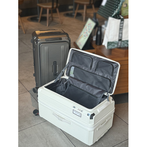 五輪大深倉行李箱20寸可擴展登機拉桿箱女加厚側開蓋旅行箱24寸男