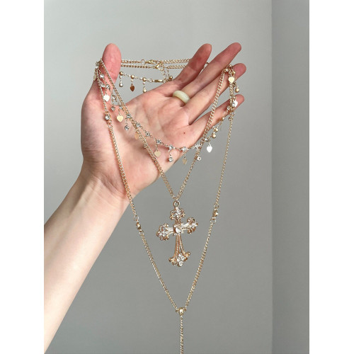 Vintage古著 Medieval golden cross項鍊 Vintage古著 Medieval golden cross項鍊