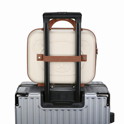 小熊手提箱卡通行李箱女可攜式登機箱伴手禮盒兒童收納化妝箱子14寸