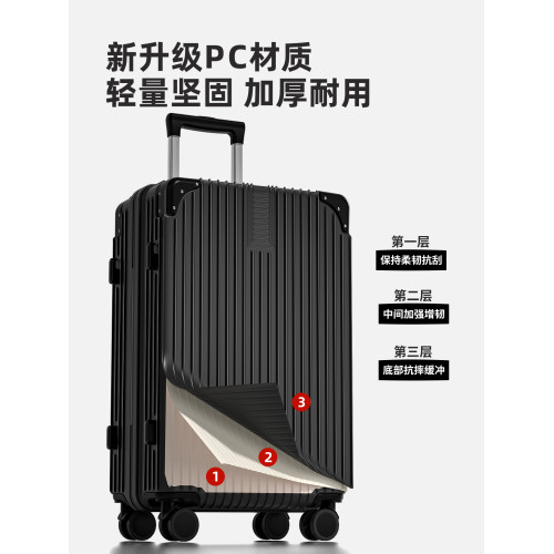2026新款行李箱男生女20寸24登機密碼旅行拉桿箱子結實耐用大容量