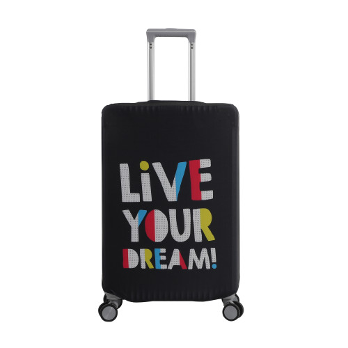 行李箱保護套防刮防塵高彈力拉桿箱套簡約圖案托運專用保護行李