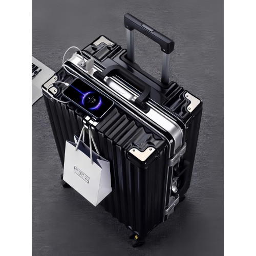 皮箱拉桿箱男行李箱女學生萬向輪20寸男旅行箱28大容量密碼箱鋁框