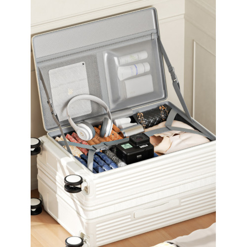 側開口行李箱女大容量2025新款24寸多功能拉桿箱20寸旅行箱男旅遊