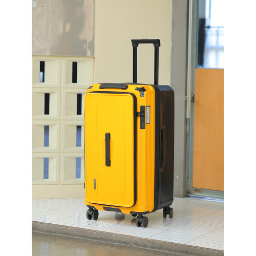 側開五輪行李箱女婚慶旅行箱20寸登機箱擴容28寸托運箱32寸拉桿箱