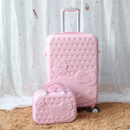 韓版可愛拉桿兒童箱行李箱女萬向輪20寸登機密碼箱子女潮24寸皮箱 韓版可愛拉桿兒童箱行李箱女萬向輪20寸登機密碼箱子女潮24寸皮箱