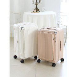 巨能裝上繙蓋大容量多功能五輪防爆行李箱刹車萬向輪拉桿箱旅行箱