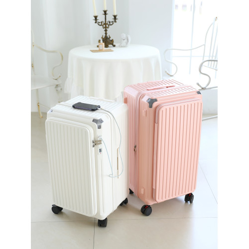 巨能裝上繙蓋大容量多功能五輪防爆行李箱刹車萬向輪拉桿箱旅行箱