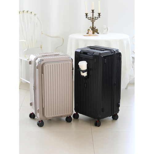 巨能裝上繙蓋大容量多功能五輪防爆行李箱刹車萬向輪拉桿箱旅行箱