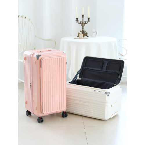 巨能裝上繙蓋大容量多功能五輪防爆行李箱刹車萬向輪拉桿箱旅行箱