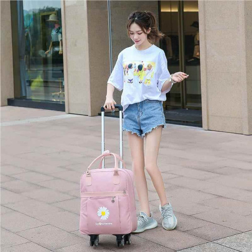 2026新款可登機萬向輪拉桿箱女短途旅遊輕便手提可背萬向輪行李包
