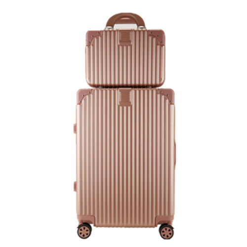 高顔值行李箱女20寸旅行拉桿箱男28密碼皮箱24大容量拉鍊子母箱