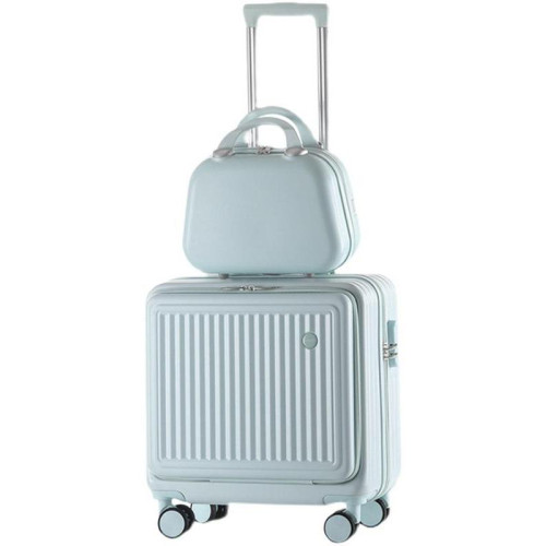 新款側開登機女輕便20寸深倉拉桿箱男18密碼皮箱小行李箱可上飛機