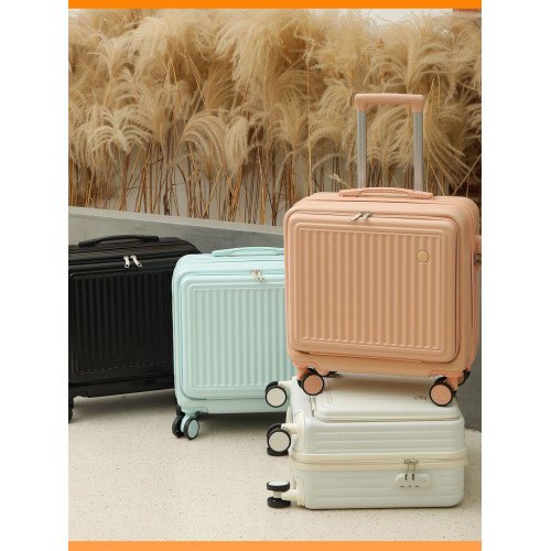 新款側開登機女輕便20寸深倉拉桿箱男18密碼皮箱小行李箱可上飛機