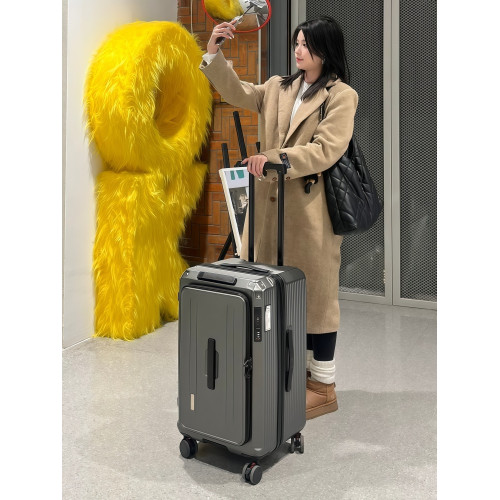 側開深倉大容量擴容行李箱新款女結實耐用男旅行箱加厚靜音拉桿箱