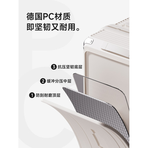 2026側開大容量行李箱5輪可擴容拉鍊旅行箱深倉拉桿箱28寸結實耐