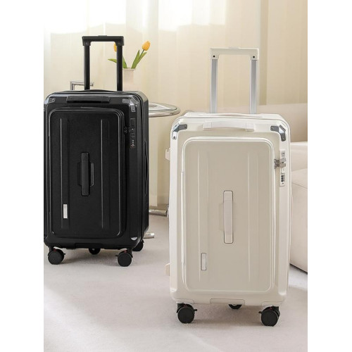 行李箱pc材質防爆五輪女28寸刹車萬向輪加厚36旅行箱結實耐用皮箱