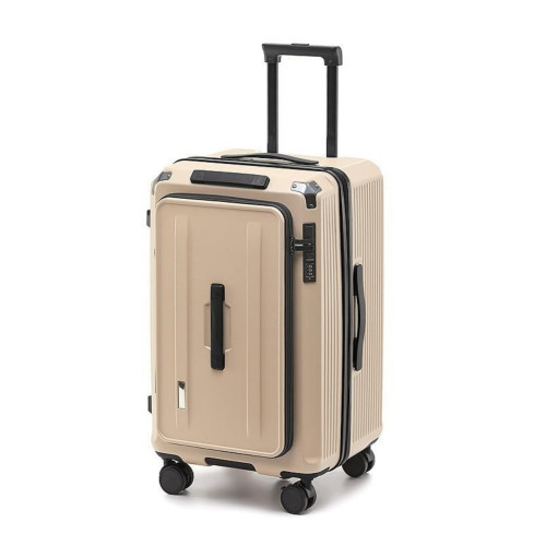 行李箱pc材質防爆五輪女28寸刹車萬向輪加厚36旅行箱結實耐用皮箱