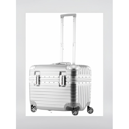 出口日本18寸鋁框機長箱男行李登機攝影箱女旅行萬向輪繙蓋拉桿箱