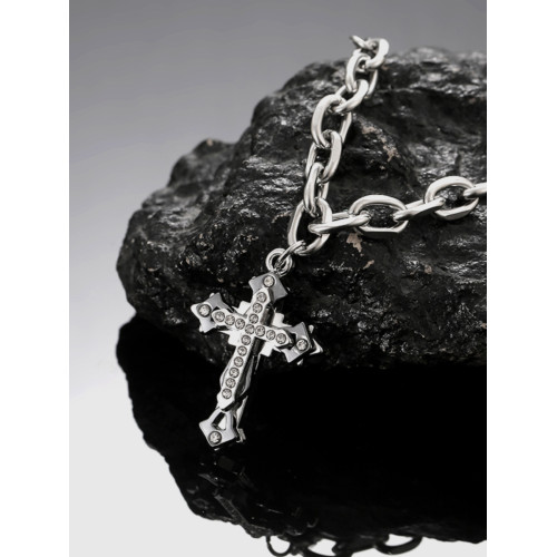 項鍊男款小衆設計高級感嘻哈纏繞曡戴痞帥百搭高街鎖骨鍊男潮吊墜