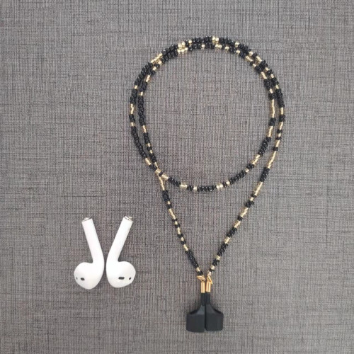 適用華爲蘋果耳機防掉掛鏈無線藍牙耳機防丟磁吸繩掛脖神器不通用