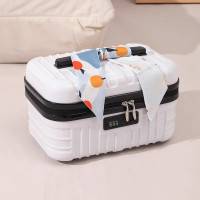 16寸手提行李箱化妝包女大容量收納盒輕便小型旅行密碼箱收納簡約