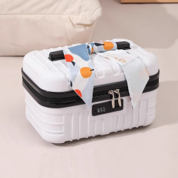 16寸手提行李箱化妝包女大容量收納盒輕便小型旅行密碼箱收納簡約