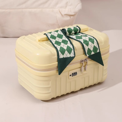 16寸手提行李箱化妝包女大容量收納盒輕便小型旅行密碼箱收納簡約