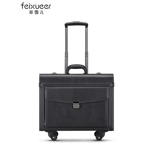 菲雪兒機長拉桿箱空姐飛行箱列車員行李箱律師皮箱商務登機箱18寸