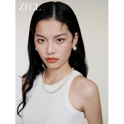ZEGL人造大珍珠項鍊配飾女2026新款輕奢小衆高級感婚禮敬酒服配飾