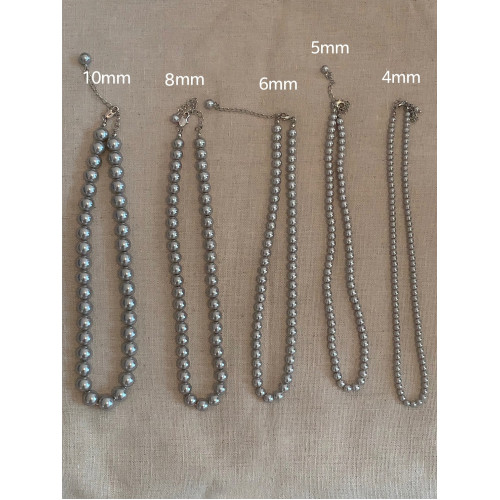 【蜜桃茶】自畱!!高級感灰色珍珠項鍊女款輕奢小衆毛衣鏈頸鏈配飾 【蜜桃茶】自畱!!高級感灰色珍珠項鍊女款輕奢小衆毛衣鏈頸鏈配飾