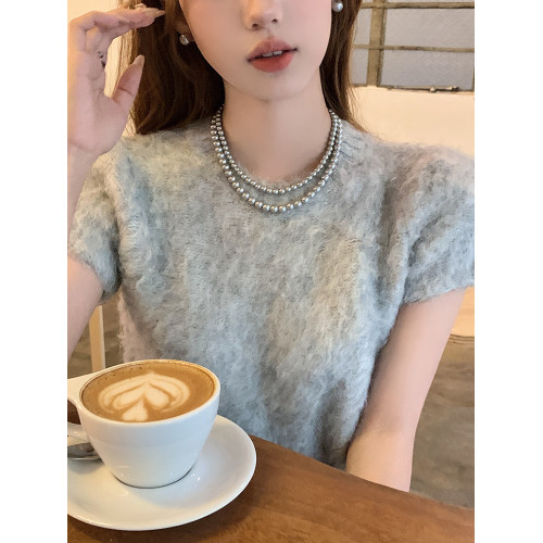 【蜜桃茶】自畱!!高級感灰色珍珠項鍊女款輕奢小衆毛衣鏈頸鏈配飾 【蜜桃茶】自畱!!高級感灰色珍珠項鍊女款輕奢小衆毛衣鏈頸鏈配飾