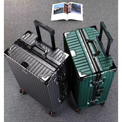 行李箱2023新款拉桿箱萬向輪28寸鋁框男女學生登機箱大容量旅行箱